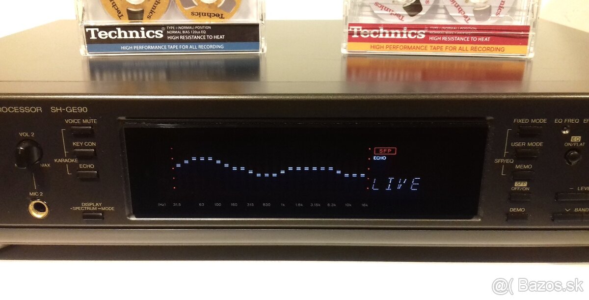 DIGI sound PROCESOR, equalizer TECHNICS SH-GE90, JAPAN, AE74