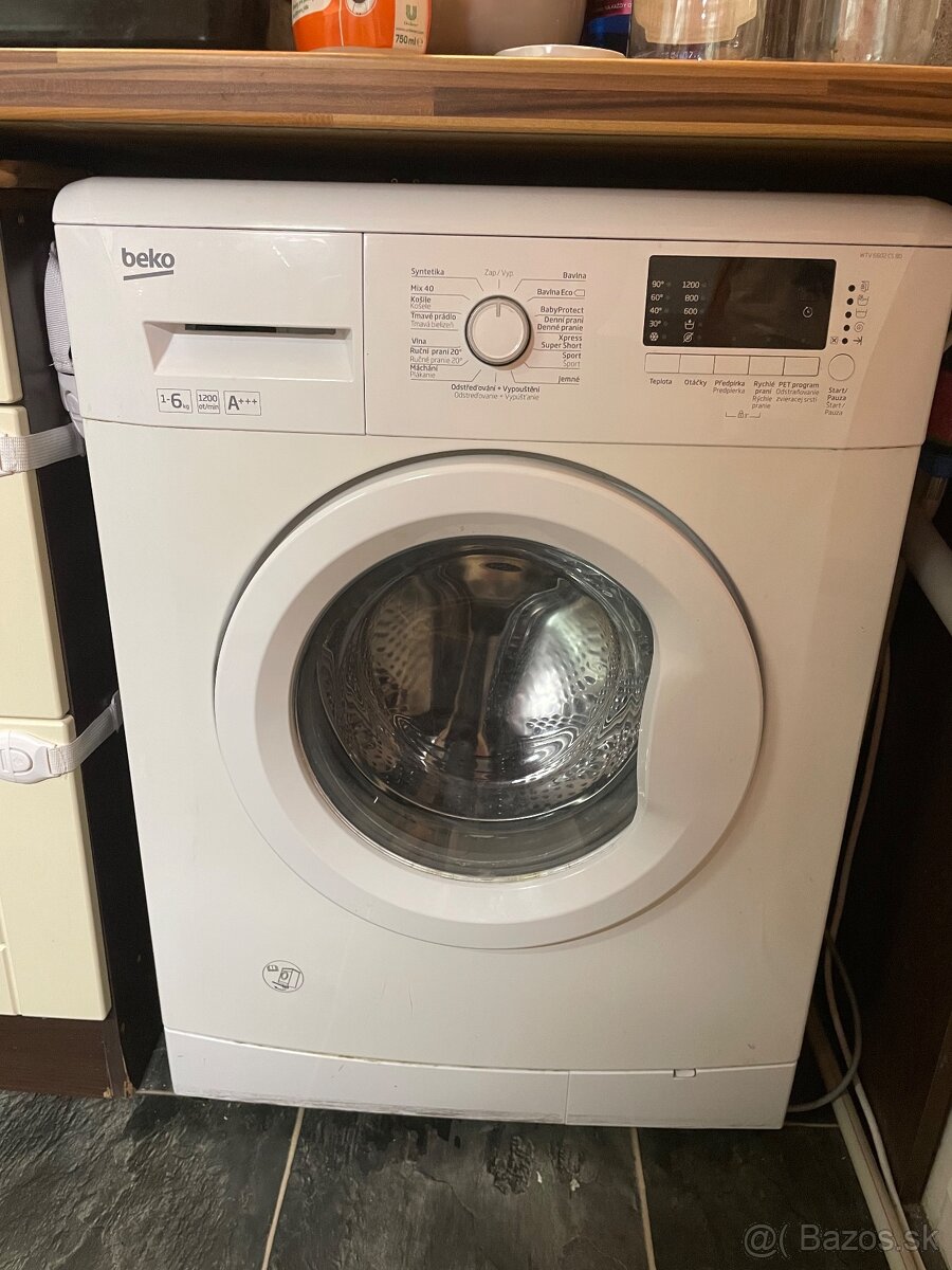 Predám pračku Beko WTV 6602 CS B0 na diely
