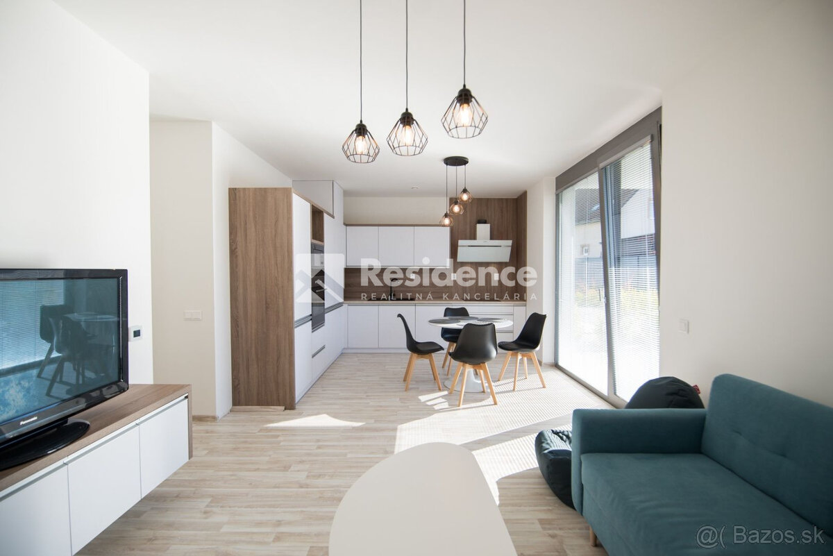 Dvojizbový byt s terasou v areáli Victory Port na prenájom