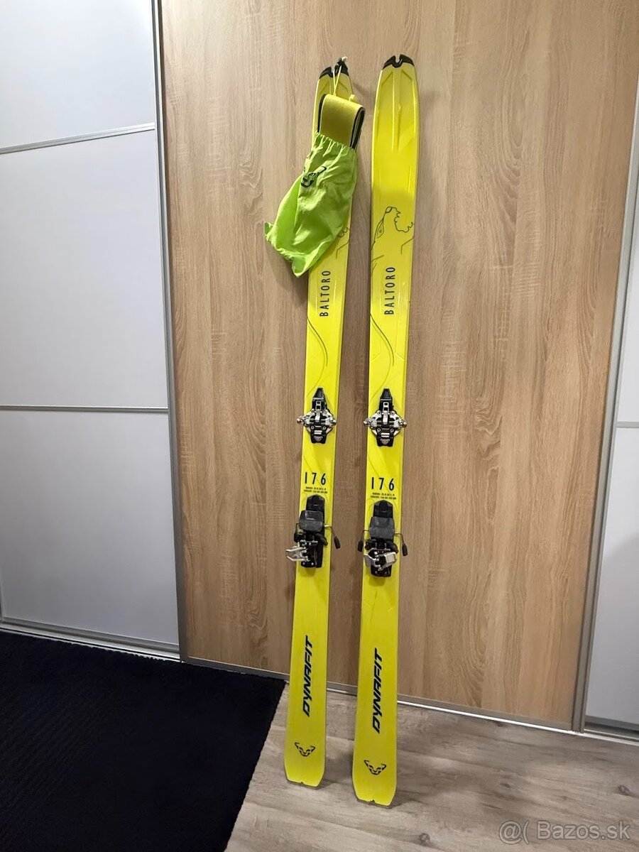 Skialp set - lyže Dynafit 176 cm s viazaním a pásmi