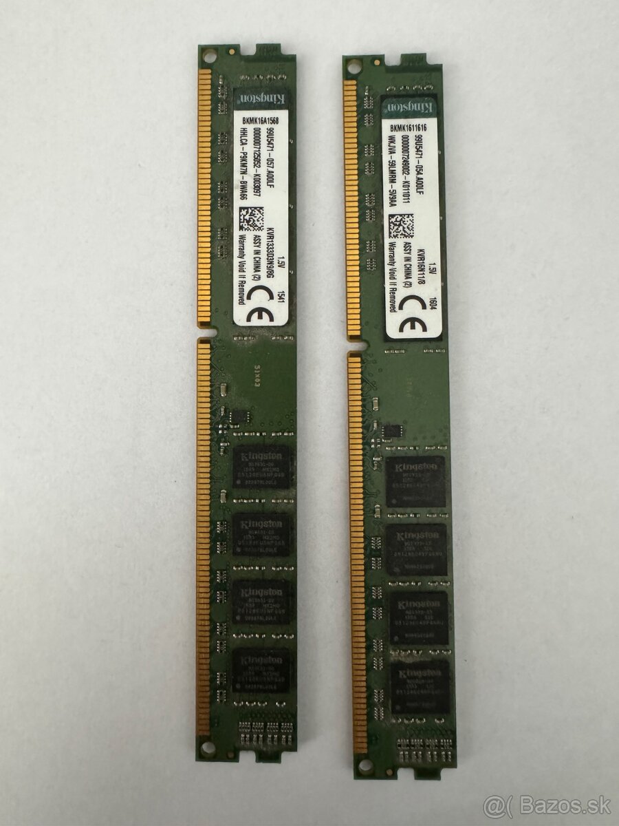 #08 - Pamäť RAM Kingston DDR3 8GB 1333 MHz, DIMM 240-pin