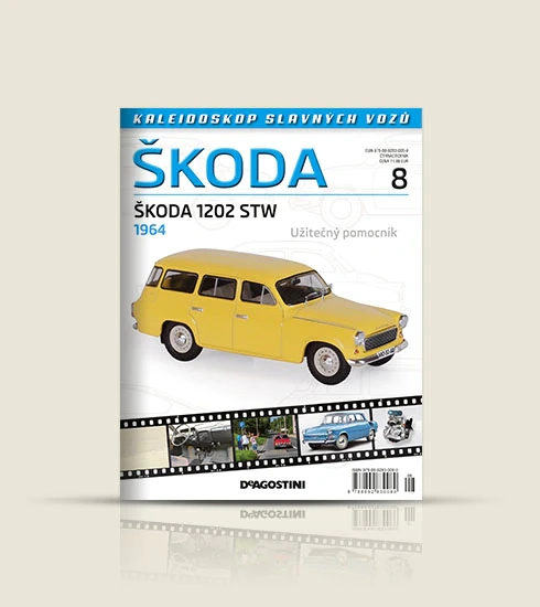 Kaleidoskop slavnych vozu Skoda 1:43 De Agostini