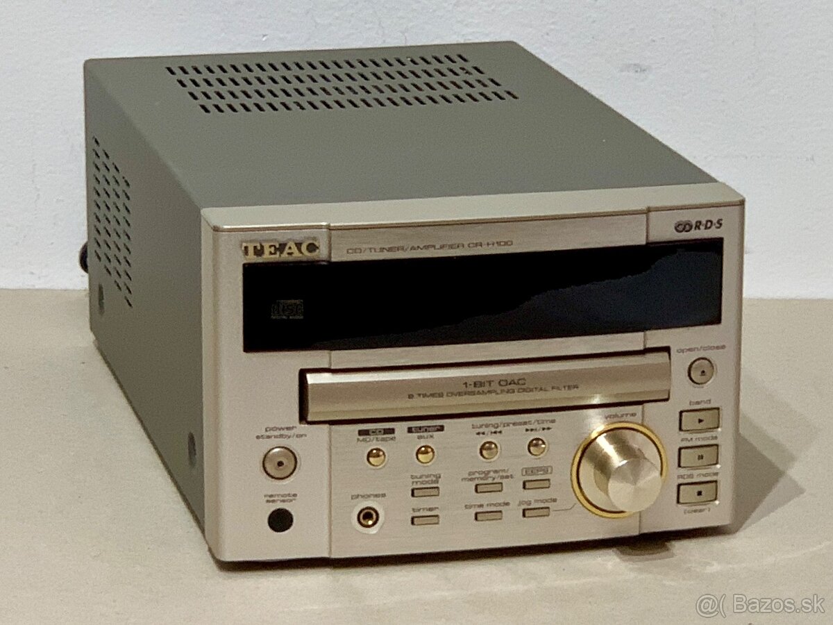 TEAC CR-H100 … CD/Tuner/Zosilnovac… CD nefunkčné.