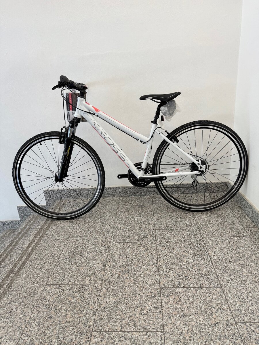 KROSS EVADO 3.0 D 28“, veľ. M, bicykel krosový dámsky,biely