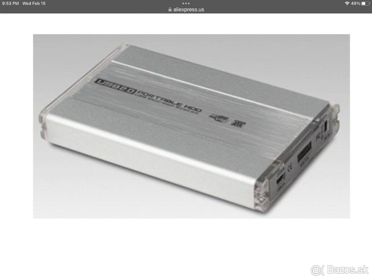 Predám tento disk USB 2.0 portable 2.5 v Bratislave a okolí
