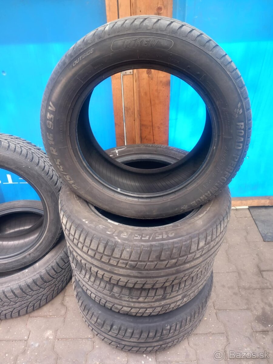 Pneumatiky letné 4ks - RÍKEN 215/55/R16
