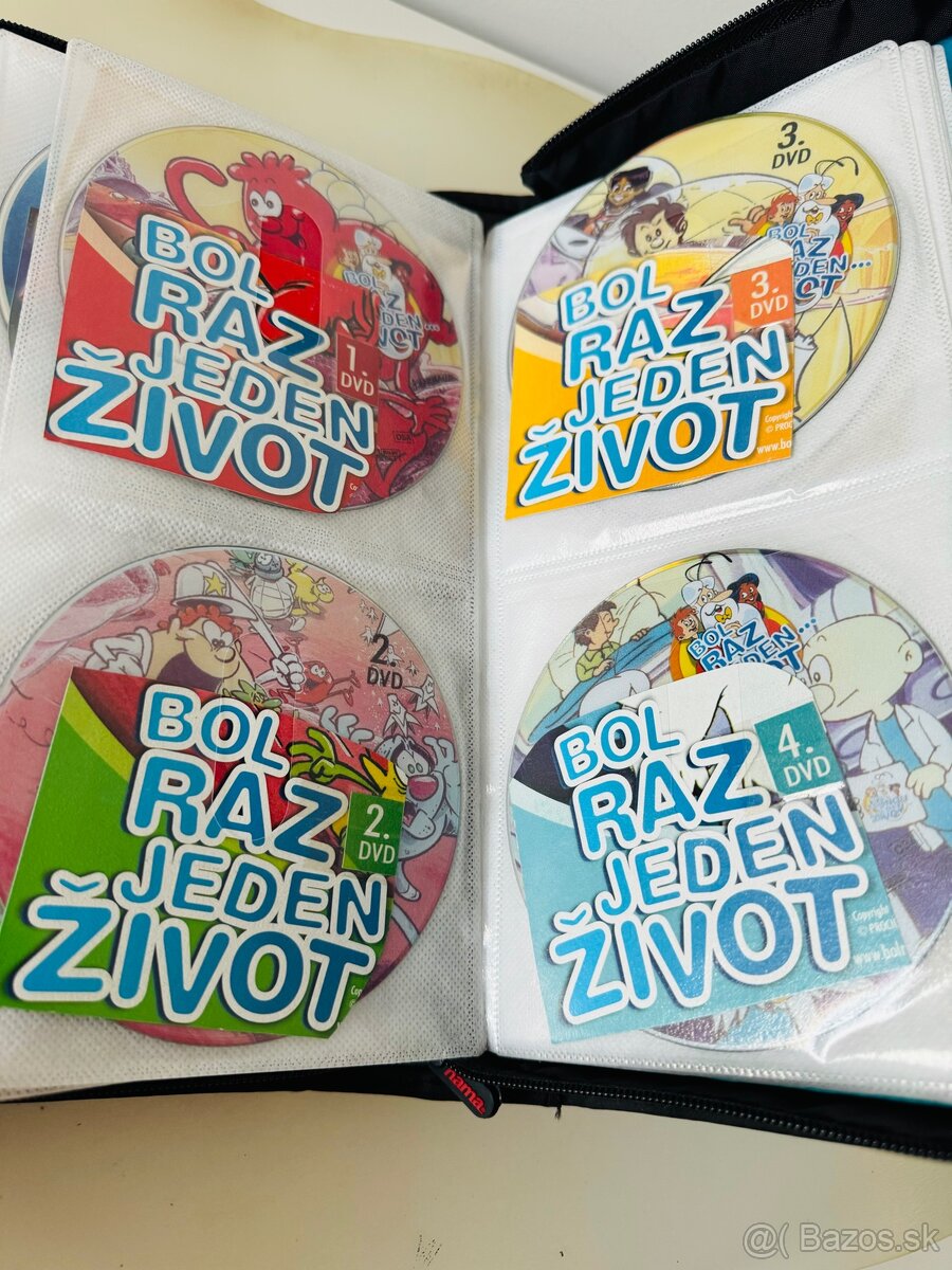 56 ks DVD s rozprávkami, všetko originály aj s HAMA obalom