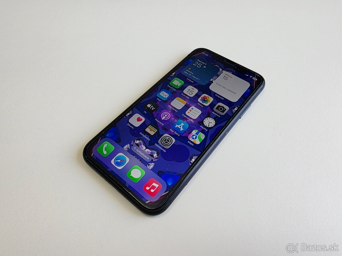 APPLE IPHONE XR 64GB BLACK,KAPACITA BATÉRIE 100%