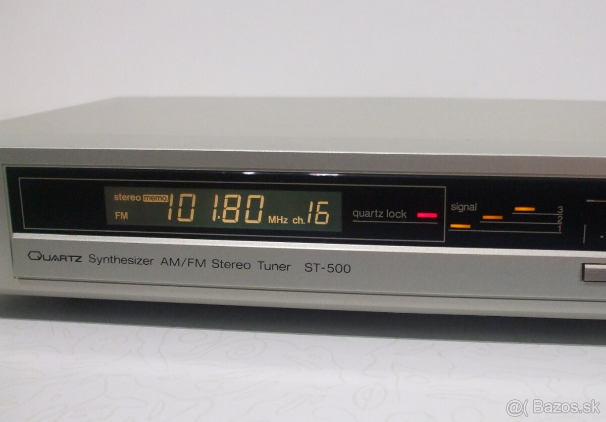 Strieborny tuner TECHNICS ST-500, vyborny zvuk, Japan, AT05