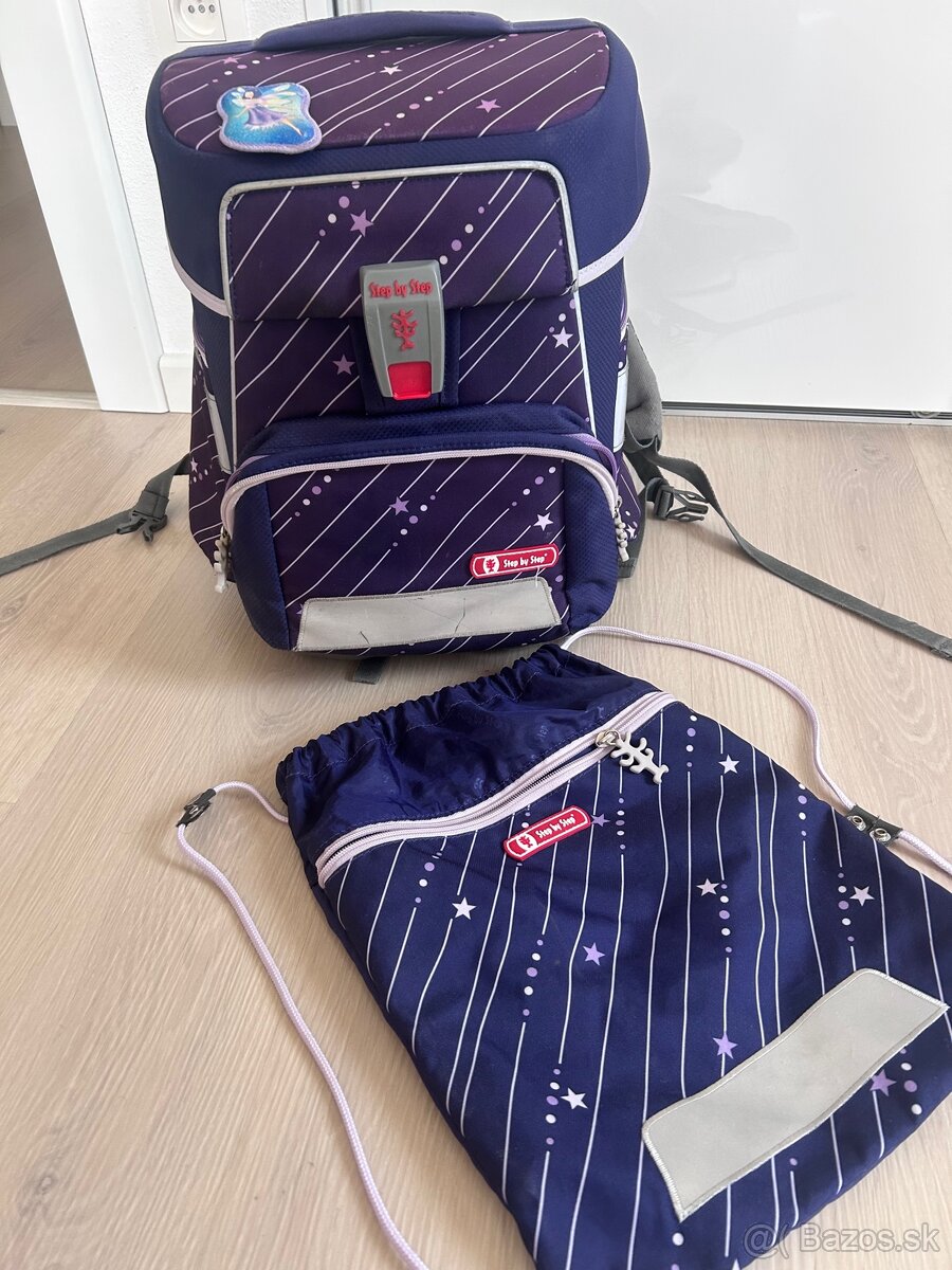 Step by Step, školská aktovka s vrecuškom