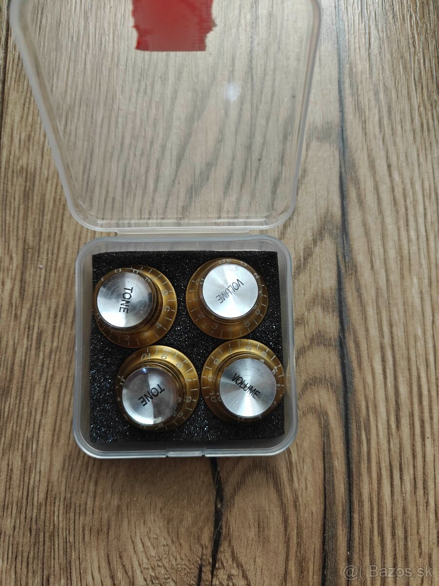 Krytky potenciometra na gitaru typu Les Paul