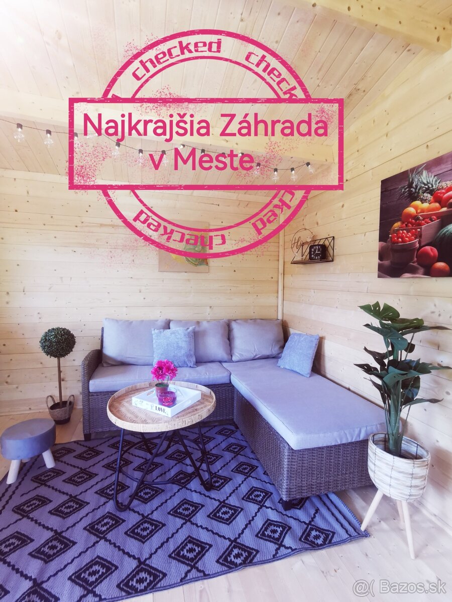 Novostavba Drevenice Zariadená v Meste BB