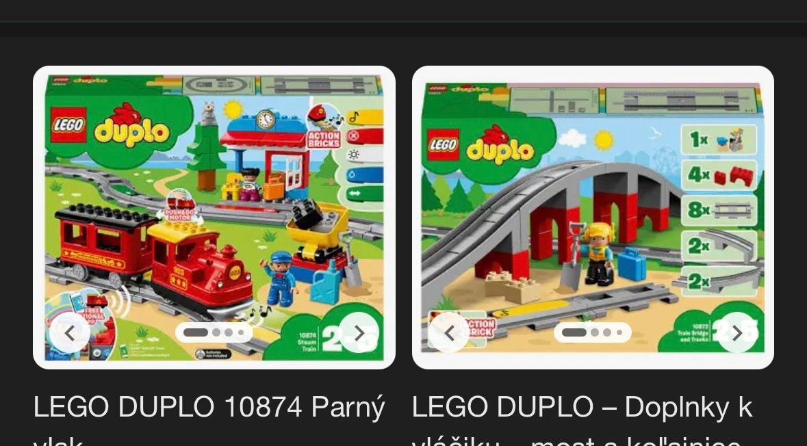10874 lego duplo vlak