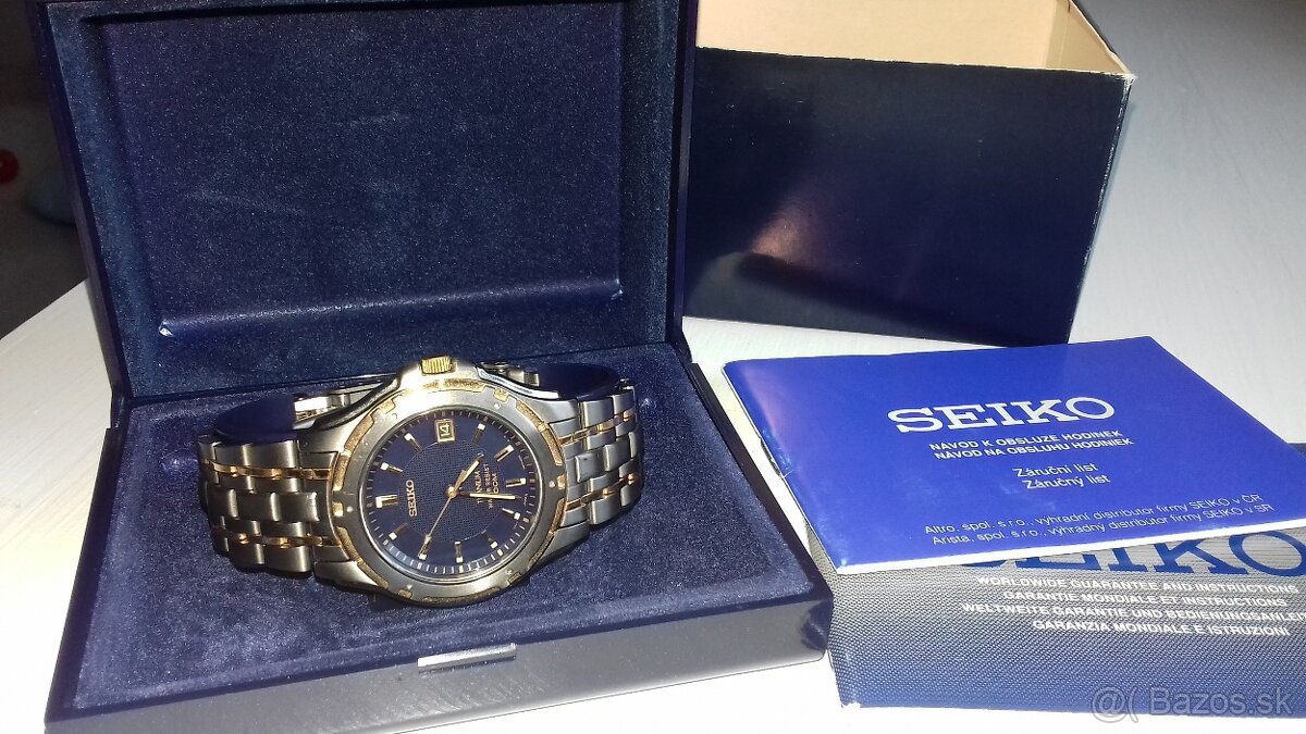 hodinky seiko titanium