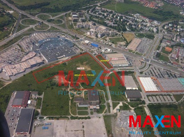 Predaj: MAXEN, Stavebný pozemok pri OC OPTIMA, 43 714 m2,