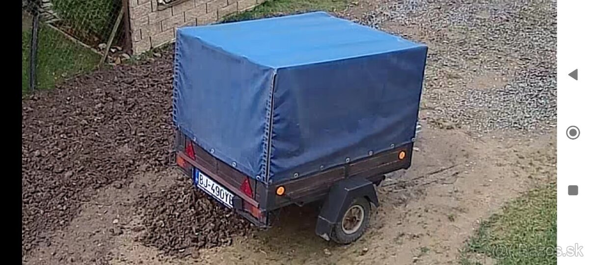 Prívesný vozík s plachtou