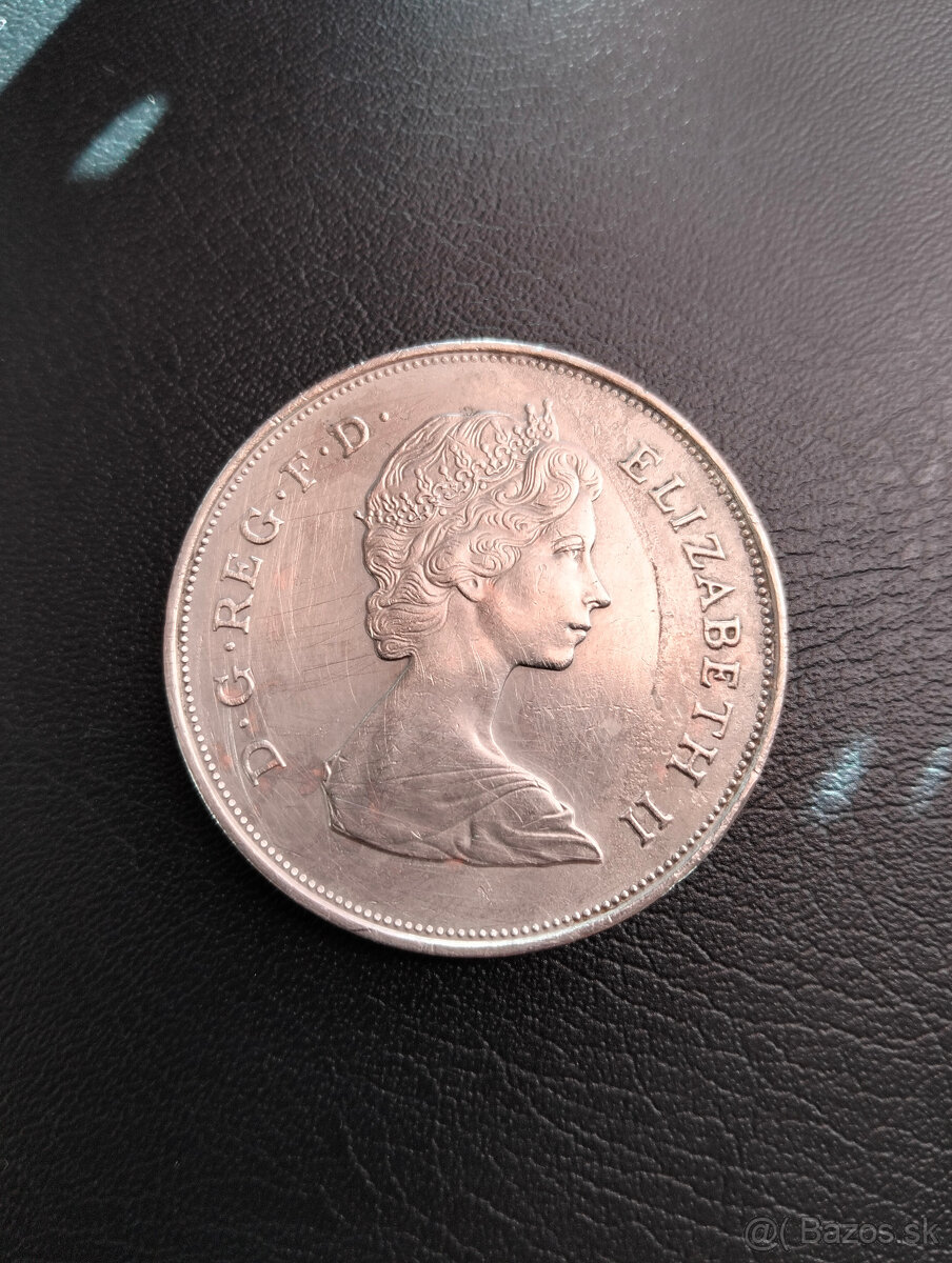 25 pence 1980 Velka Britania