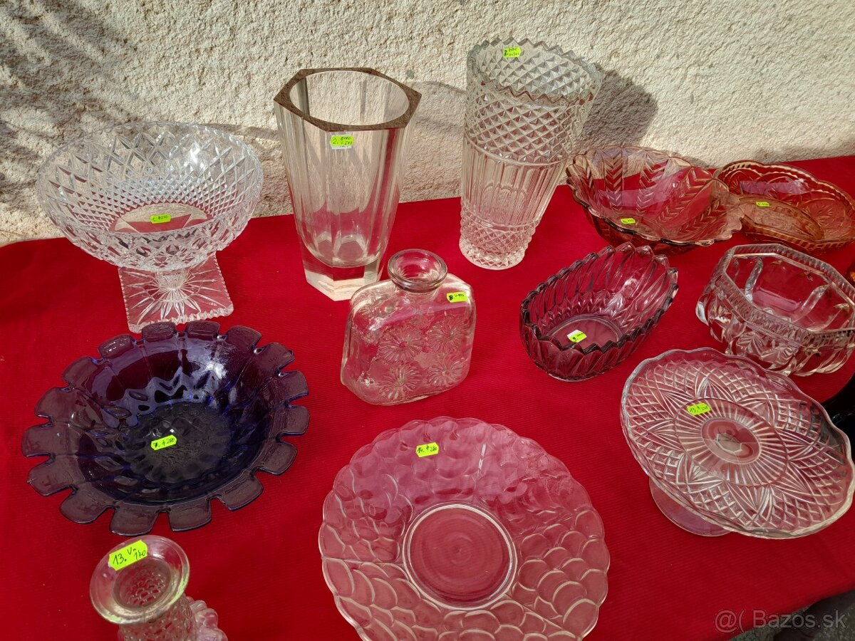 Staré historické sklo.