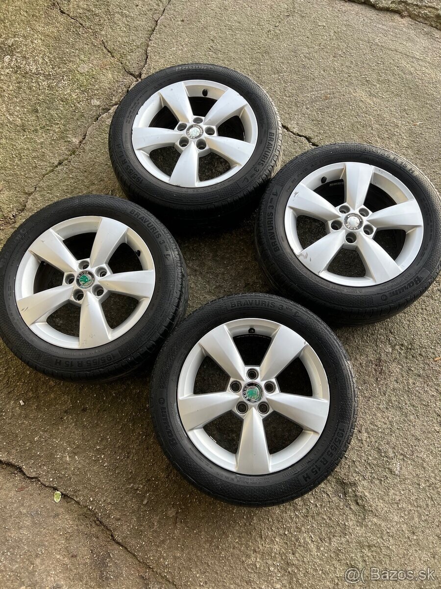 Disky škoda fabia 5x100 r15