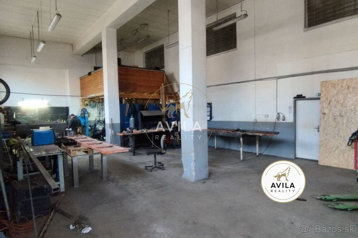 PRENÁJOM: VÝROBNÉ PRIESTORY