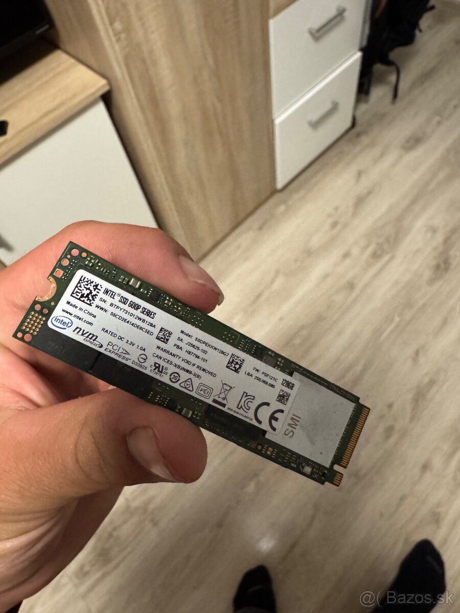 Intel SSD 600p 128 GB NVMe M.2