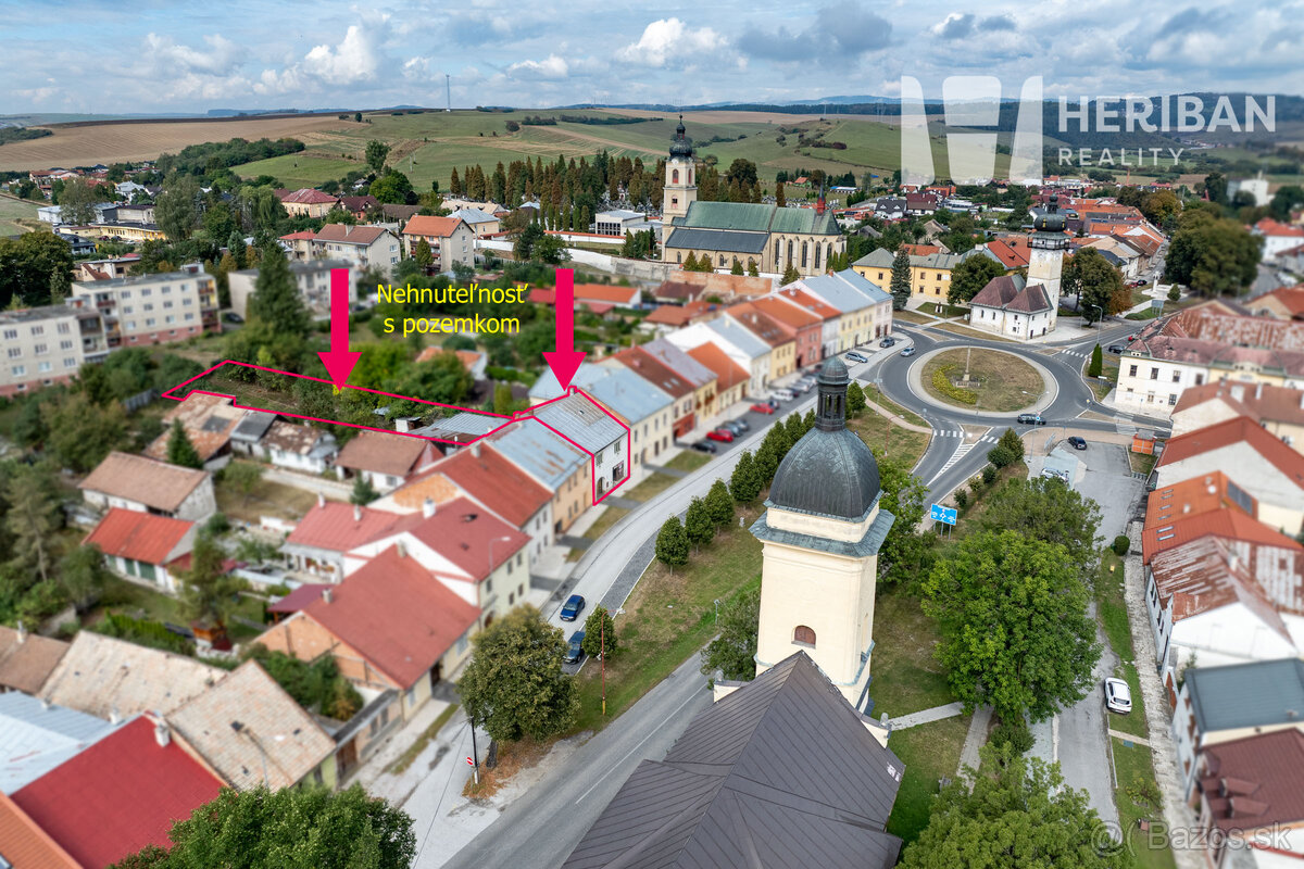 staromestský RD v centre, s 11ár.pozemkom, Spišské Vlachy