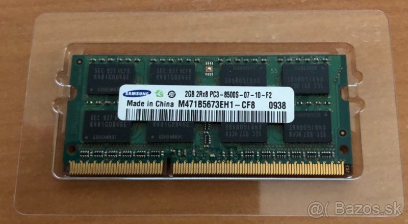 RAM SO-DIMM 2GB DDR3 1066MHz CL7 pre Apple/Mac