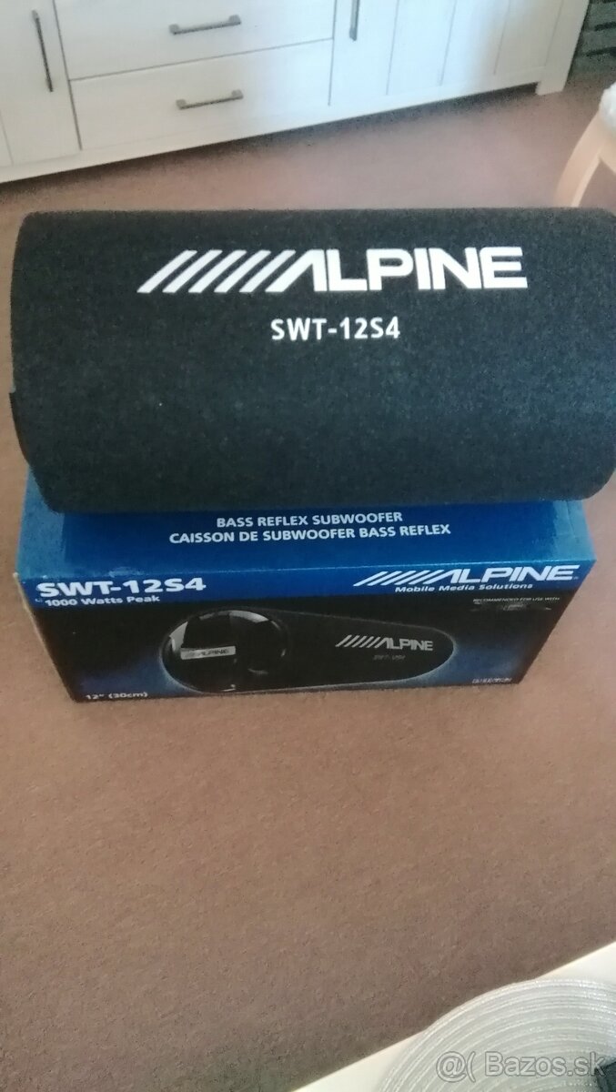 Subwofer Alpine SWT 12S4