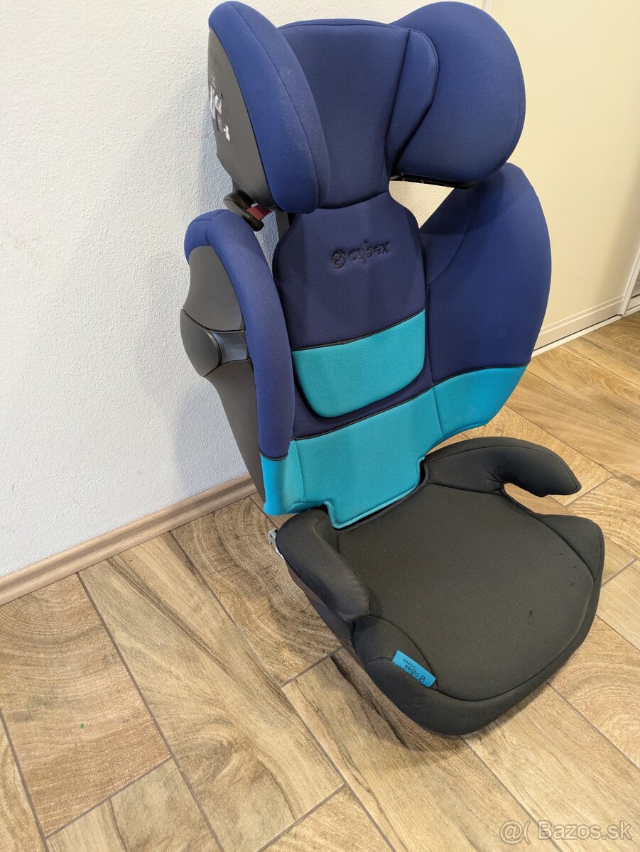 Modrá Cybex autosedačka Solution M-Fix Silver