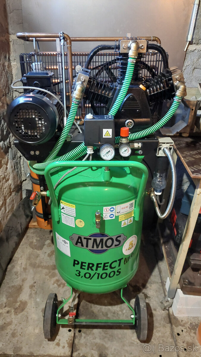 Vzduchový kompresor Atmos 3 / 100 S / v záruke