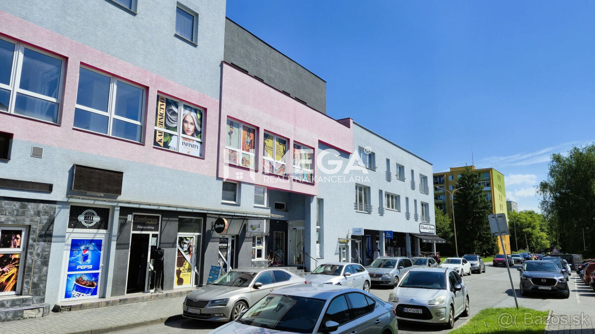 PRENÁJOM komerčného priestoru (100 m2) v centra Humenného