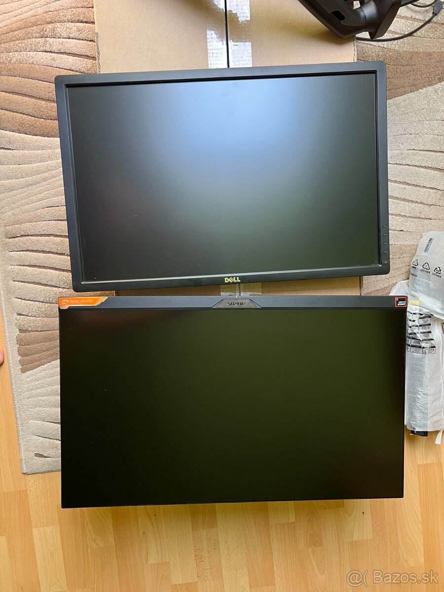 Herný monitor Aorus F127Q-X + Dell U2412Mb