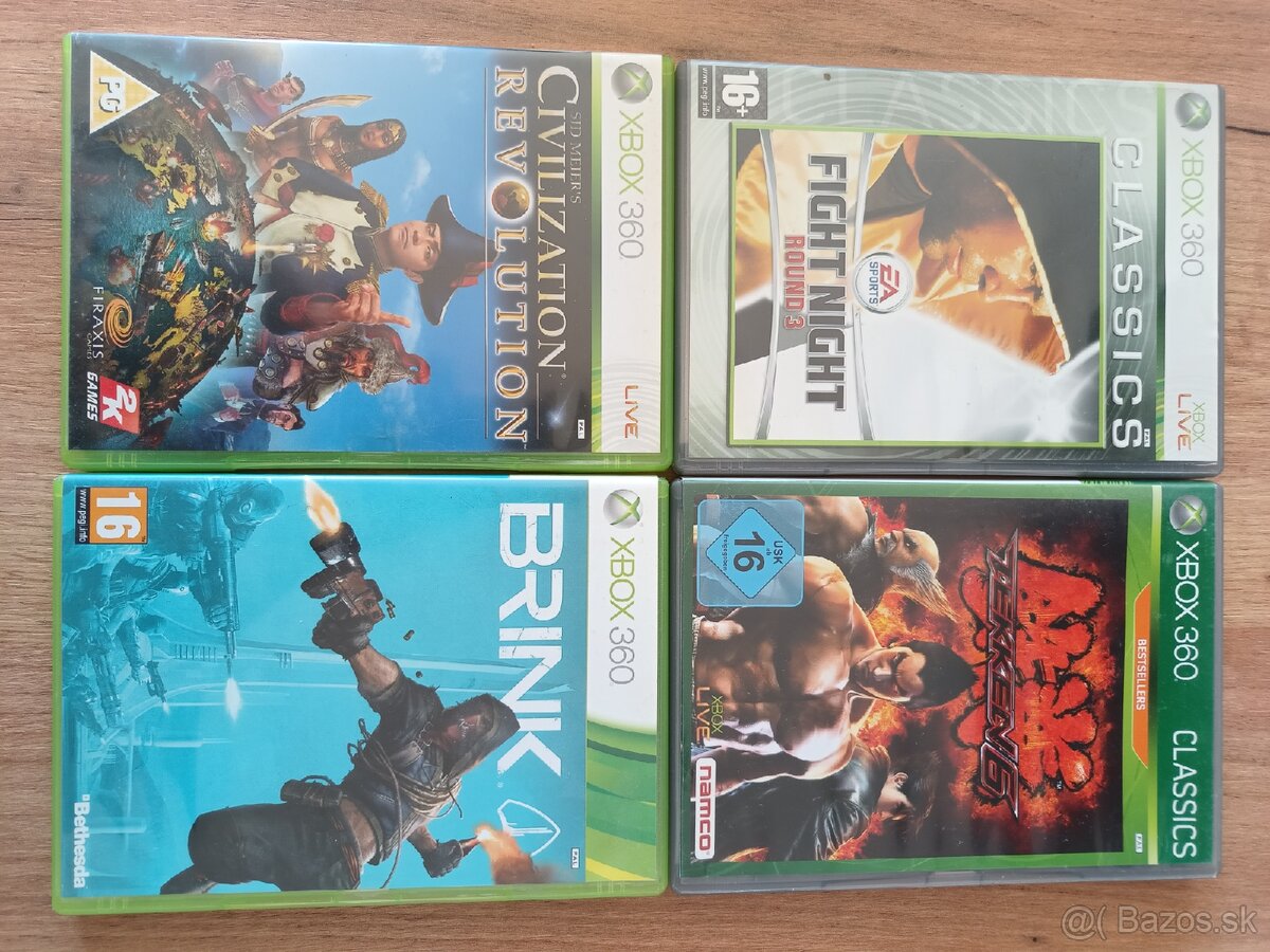 Vymením/predám hry na Xbox 360