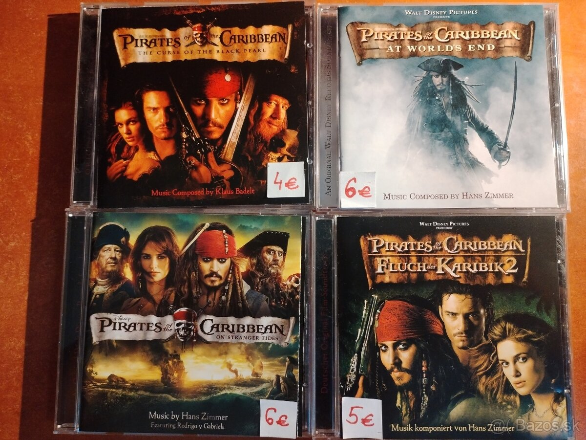 CD SOUNTRACKY PIRÁTI Z KARIBIKU