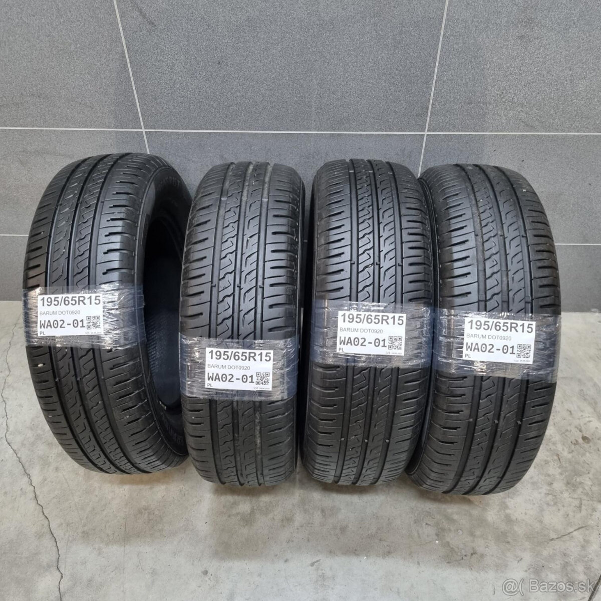 Letné pneumatiky 195/65 R15 BARUM DOT0920
