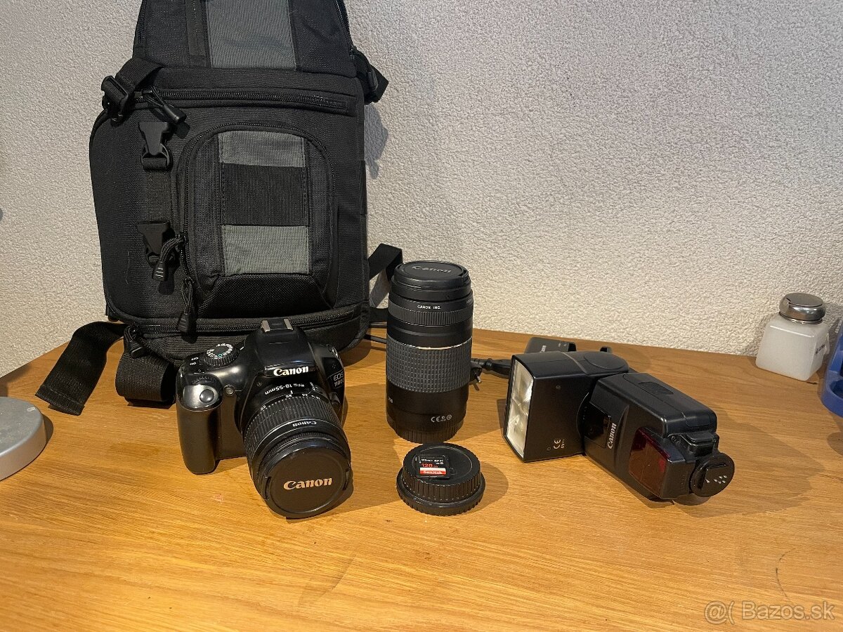 Canon EOS 1100D DSLR – ideálny balík pre začiatočníkov