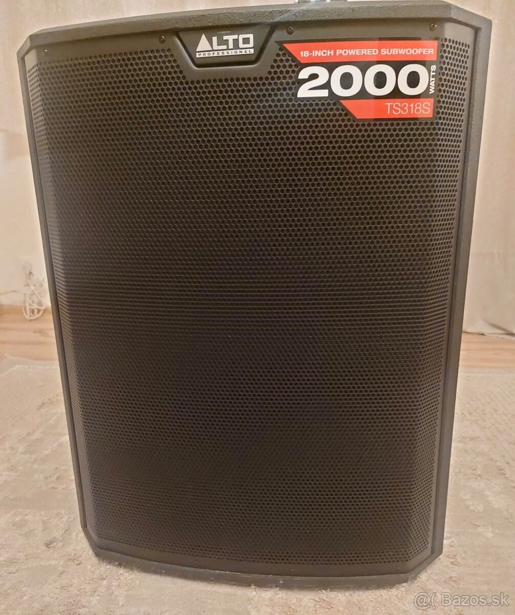 Aktívny subofer  Alto Ts318s