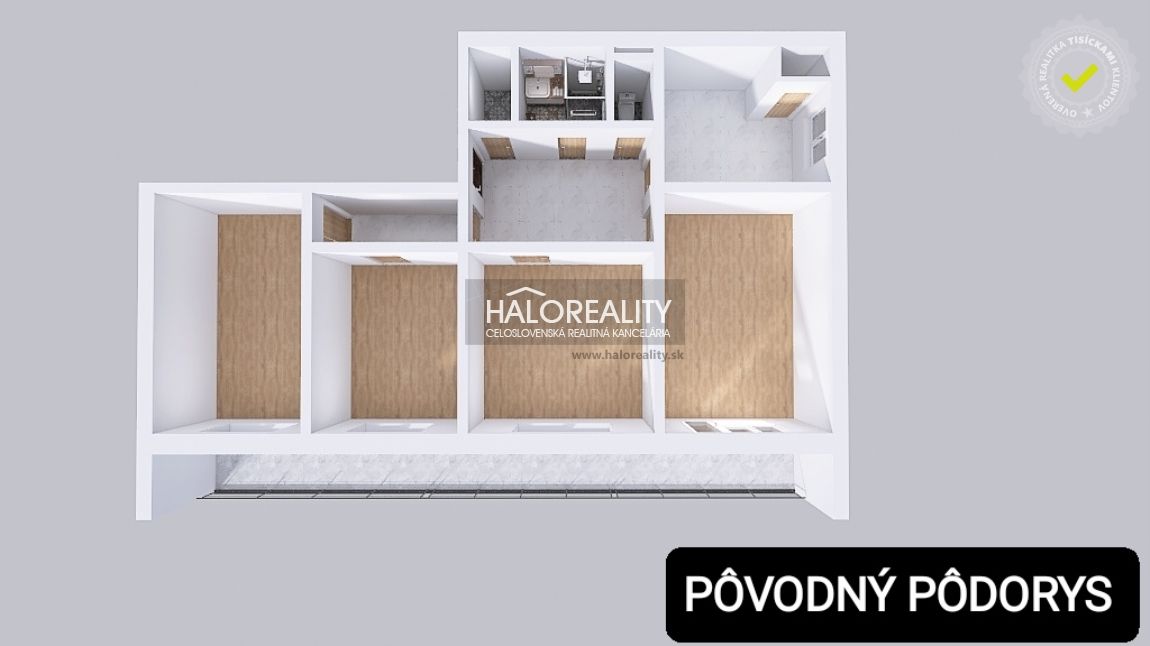 HALO reality - Predaj, štvorizbový byt Bratislava Nové Mesto