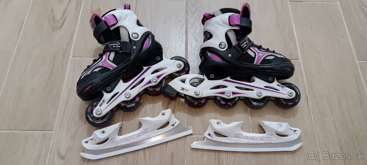 Detské korčule 2v1 velkosť 31-34