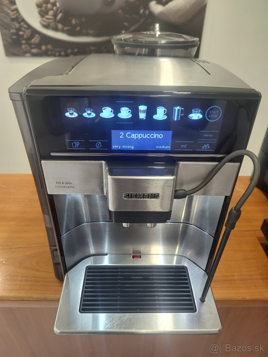 Automatický kávovar Siemens EQ6 Plus Extraklasse