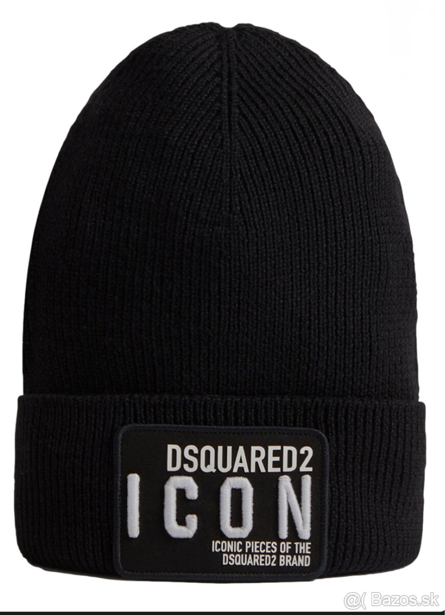 DSQUARED2 ICON , zimná čiapka, nová, originál, unisex