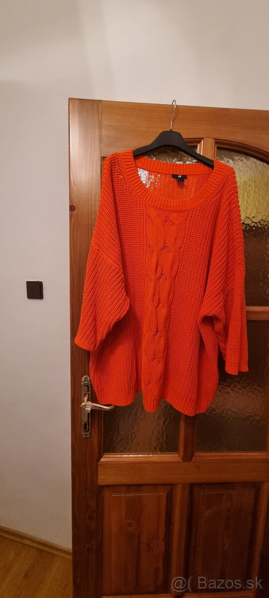 Oranžový sveter