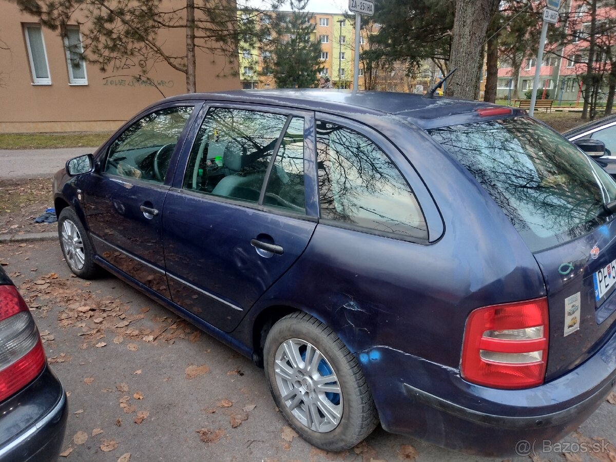 Škoda Fabia 1.4 mpi 50kw Predám