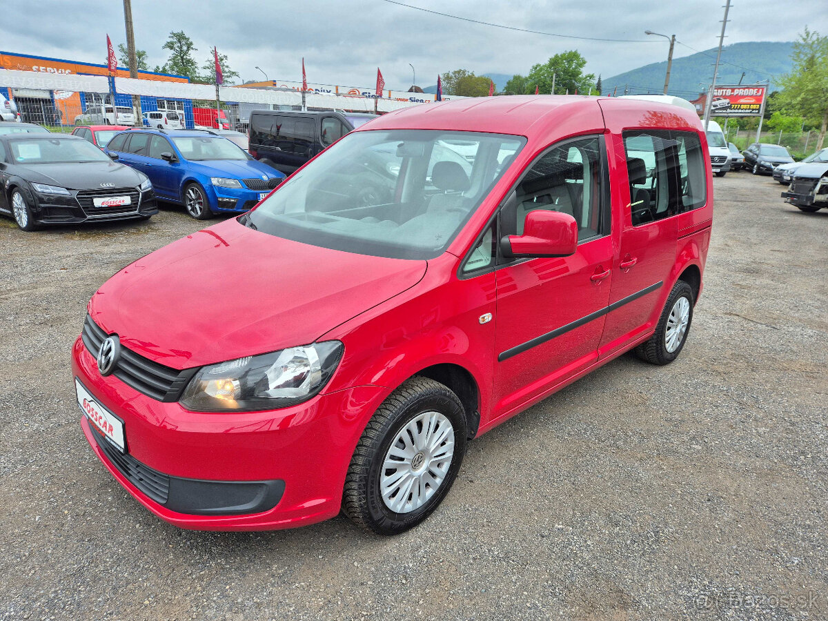 Volkswagen Caddy 1,6 TDI Life Klima ESP 5 Míst 219.999Kč