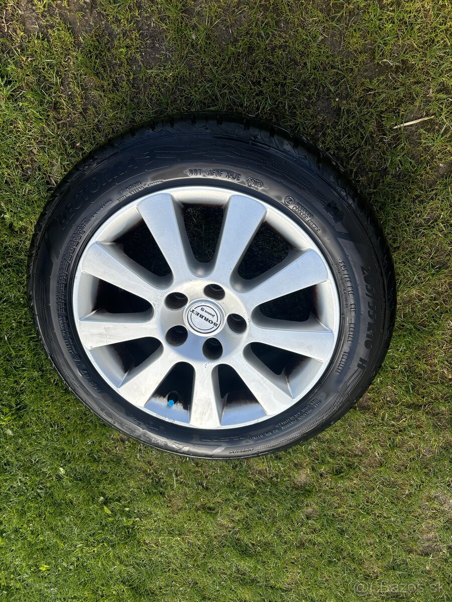 Elektróny 5x112 s letnými pneumatikami 205/55 R16