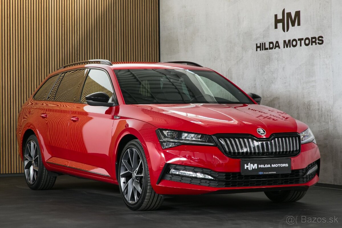 Škoda Superb 1.4TSI iV 160kW DSG Sportline Matrix Tažné DCC