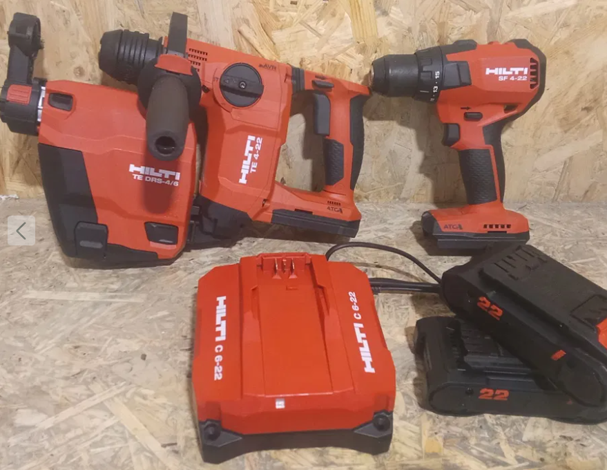 Hilti NURON sada: TE 4-22 + SF 4-22 + 2× 4.0 Ah batérie