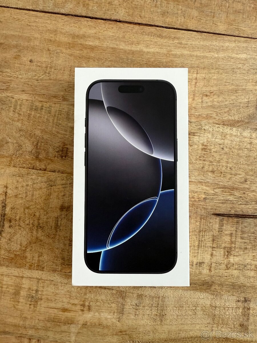 Apple iPhone 16 Pro 256GB Black Titanium, Nový