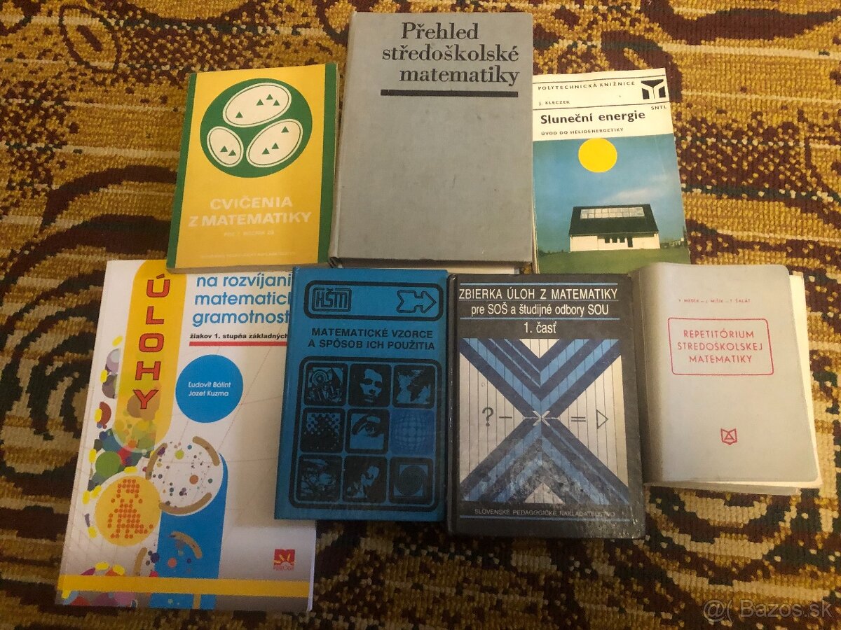Zbierka, prehľad stredošk. matematiky v kocke ainé