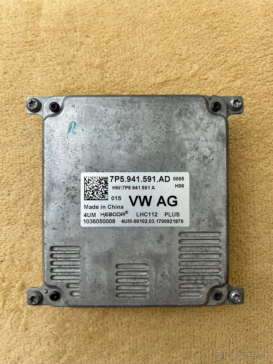 Riadiaca jednotka LED svetlometu Škoda 7P5941591AD